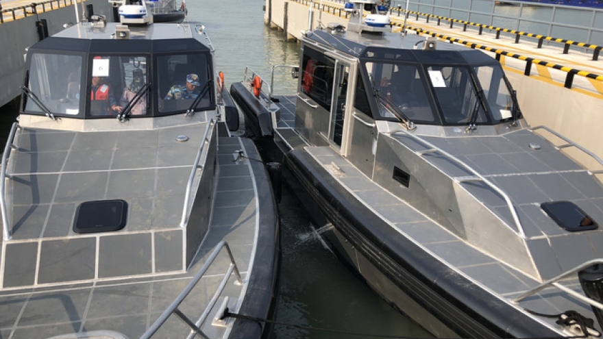 US transfers six patrol boats to Vietnam coast guard