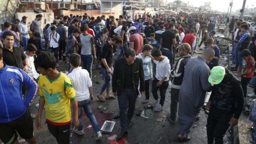 Twin suicide bombing kills 70 in Baghdad's deadliest attack this year