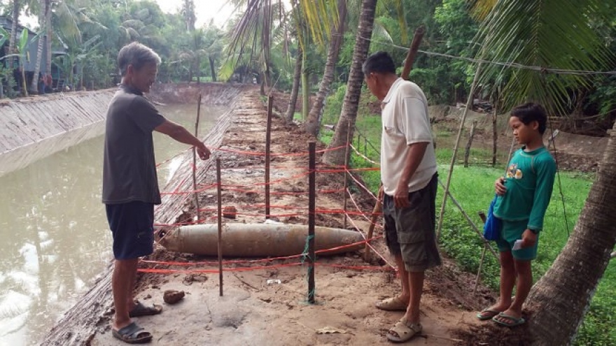  200-kilo bomb unearthed in southern Vietnam