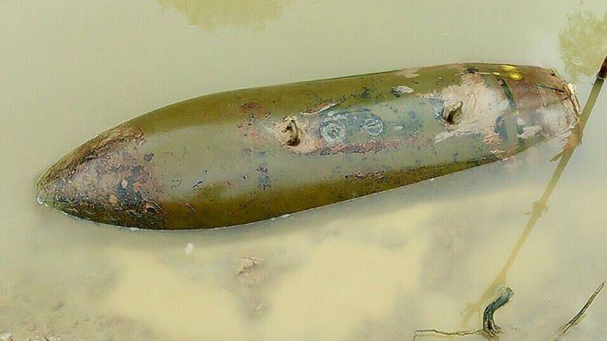 Unexploded bomb discovered in Nghe An province