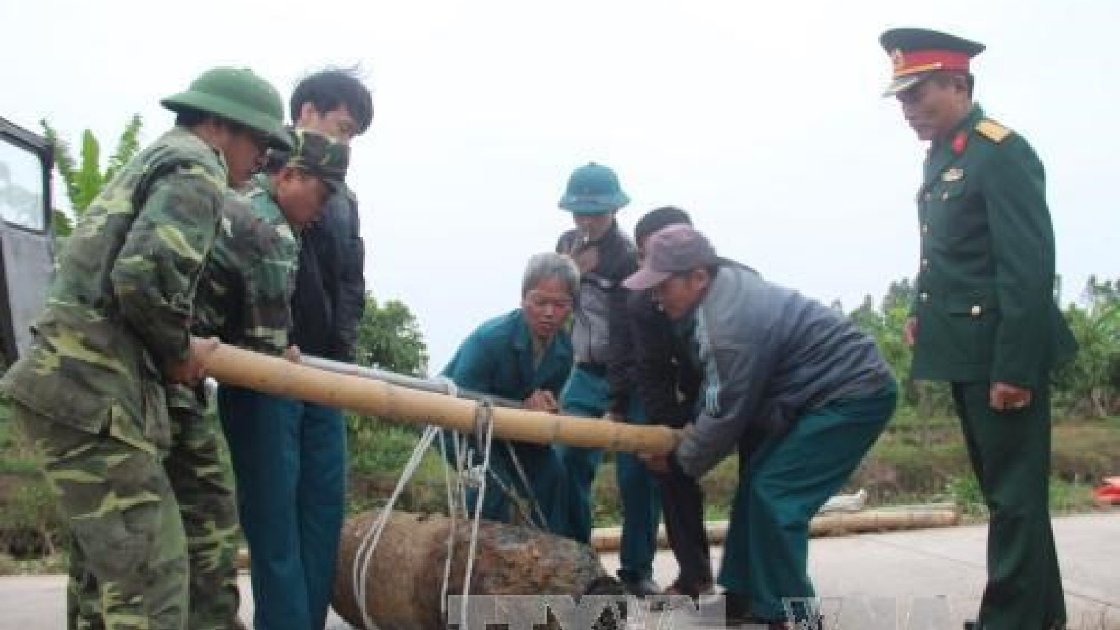 Bomb weighing 450kg found in Hung Yen
