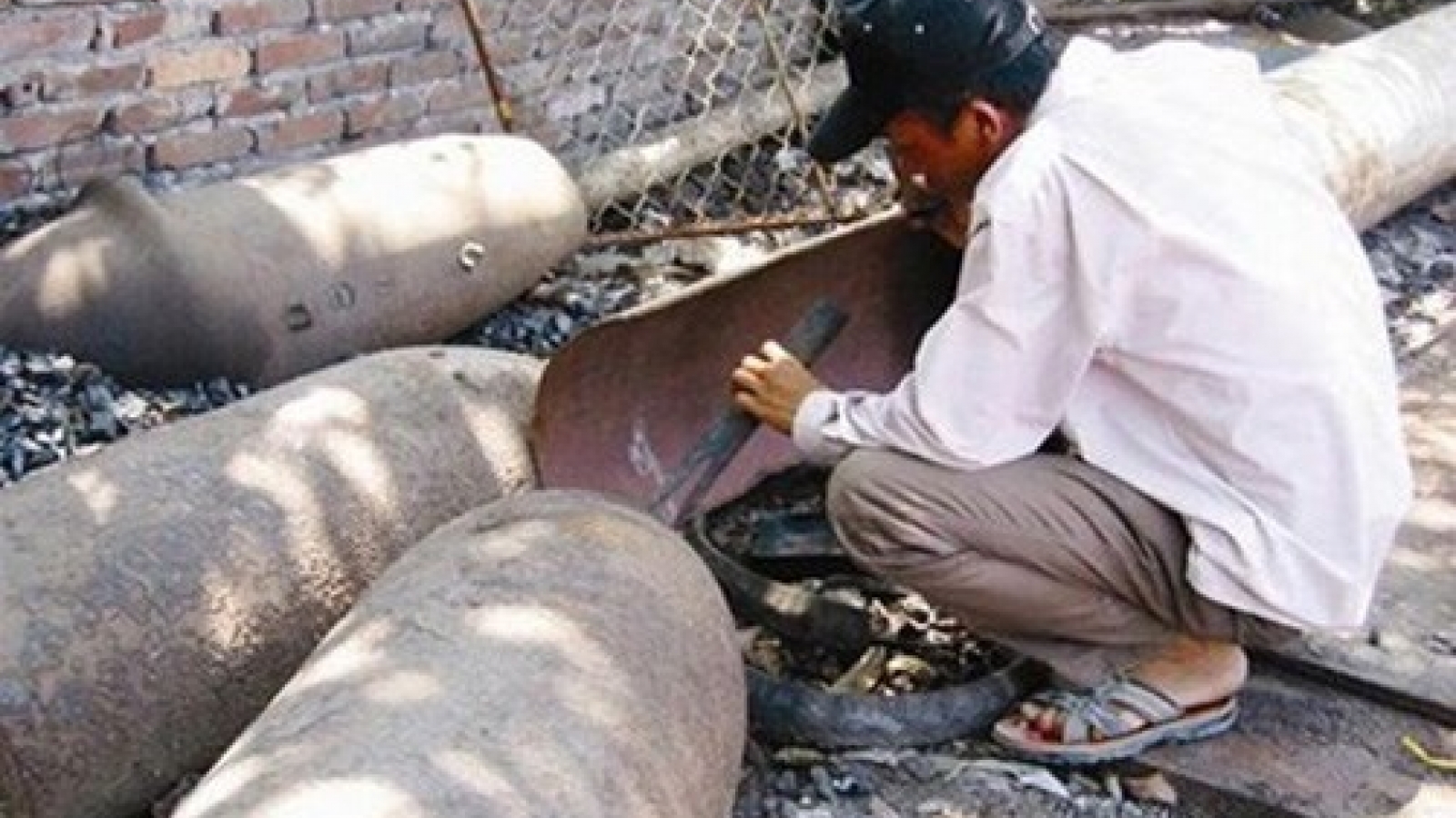 Unexploded ordnance found in Thai Nguyen