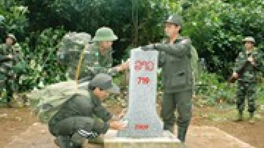 Border marker upgrade helps boost Kon Tum’s ties with Lao localities