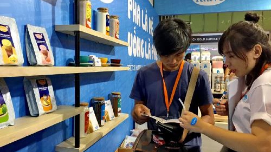 Key brands exhibit at HCM City franchising expo