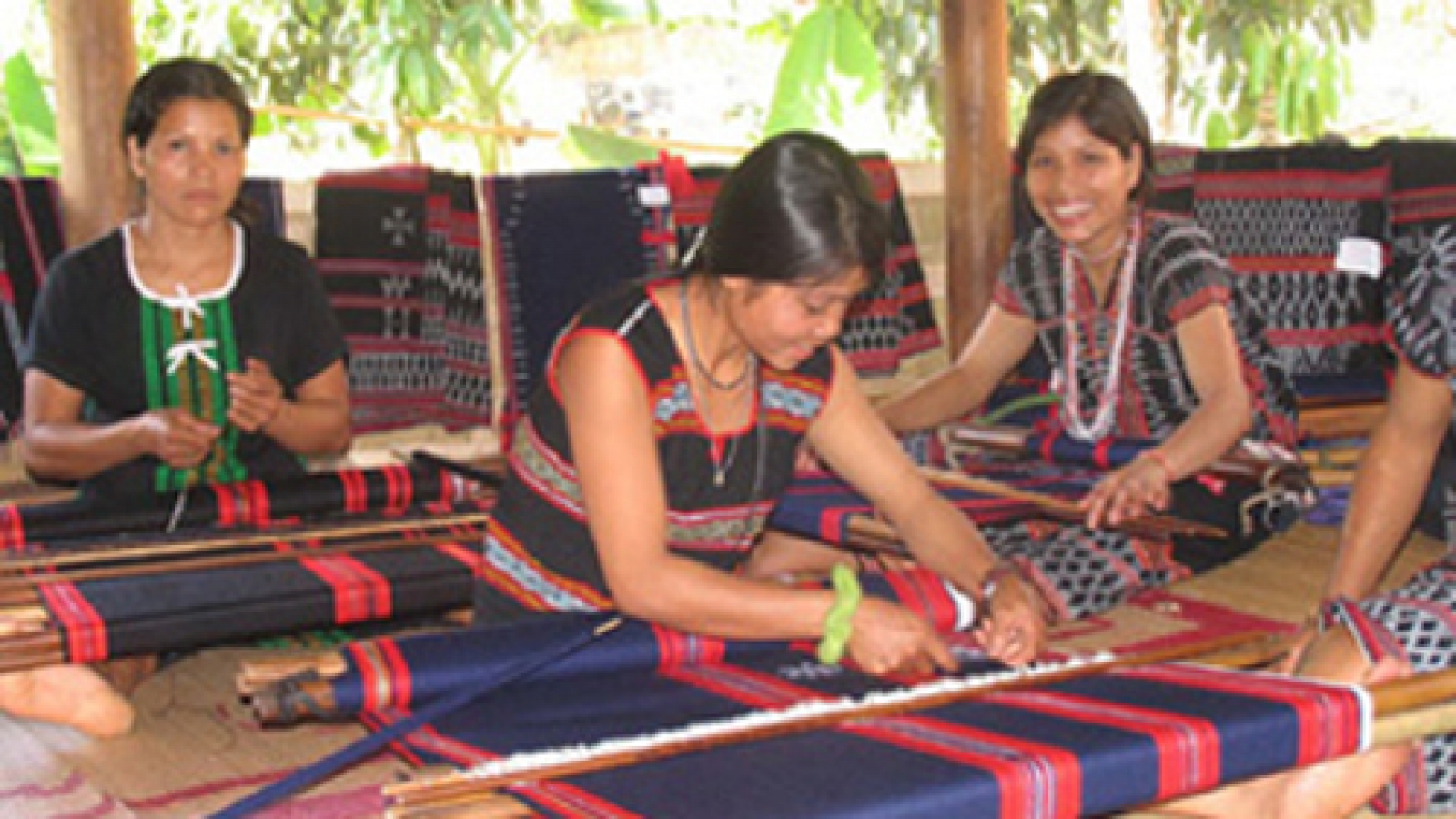 Brocade weaving of ethnic minority group in Central Highlands