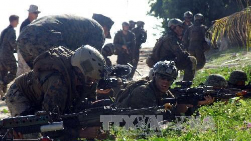 Philippines, US carry out military drill