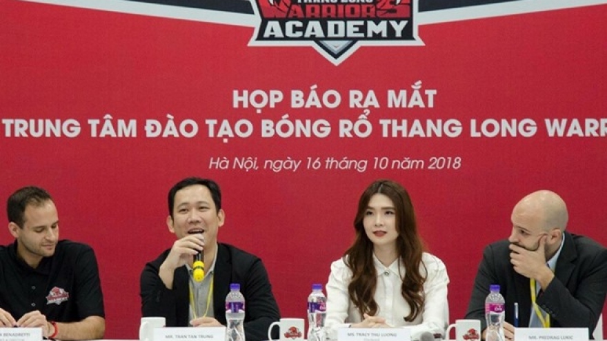Thang Long Warriors opens basketball training centre in Hanoi