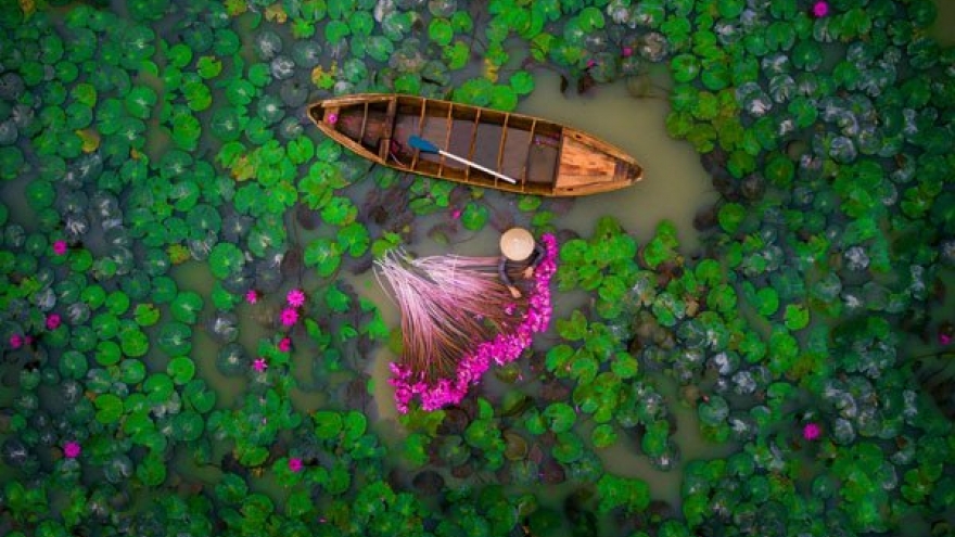 Vietnamese wins prize at int’l flycam photography contest
