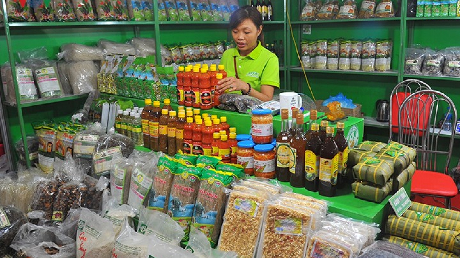 Farm produce - the main attraction at Vietnamese Goods Fair