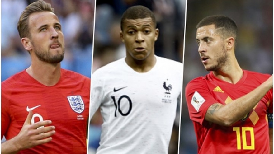 Top ten footballers in the 2018 World Cup semi-finals