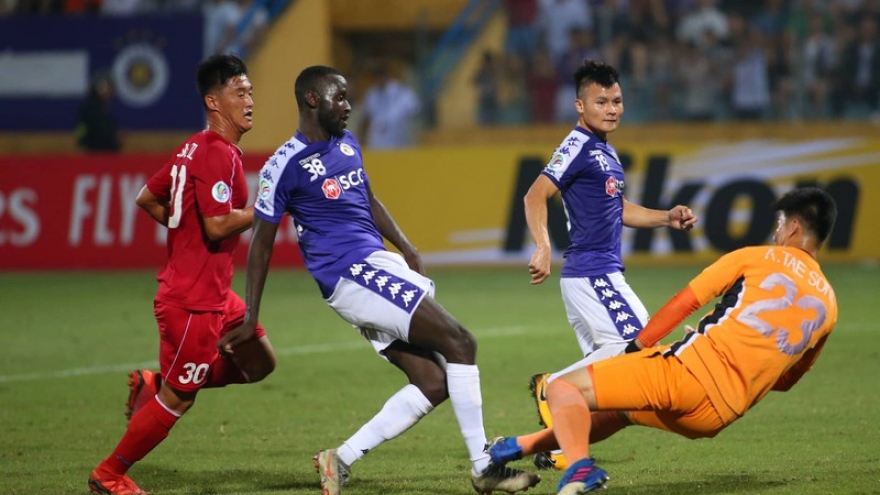 Hanoi FC draw with 4.25 SC in first leg of AFC Cup Inter-Zonal finals