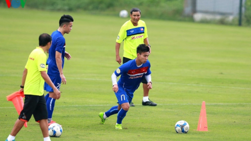 National squad prepares for match against Cambodia