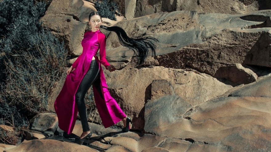 Charming Ao Dai collection of Le Thanh Phuong