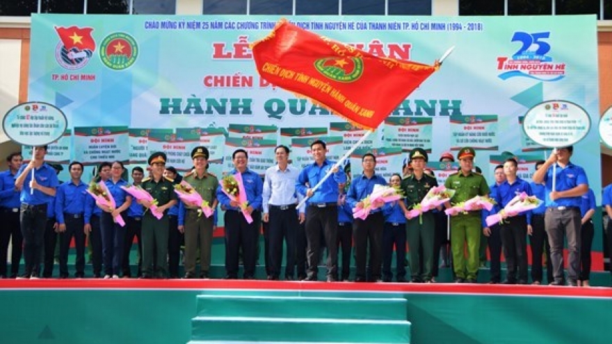 Volunteer campaign 2018 kicks off in HCM City