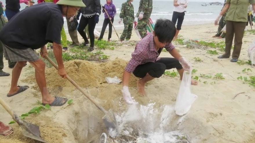Rice aid comes to affected fishermen in Quang Tri