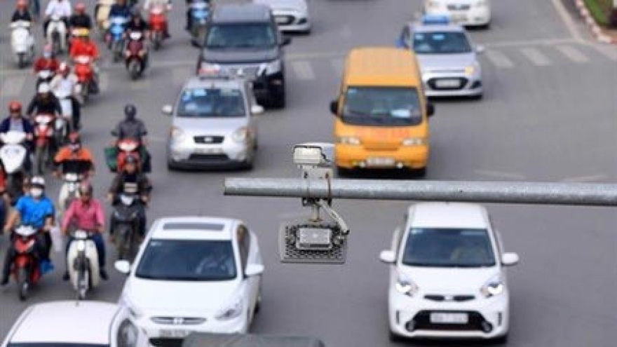 Hanoi detects traffic violations via cameras