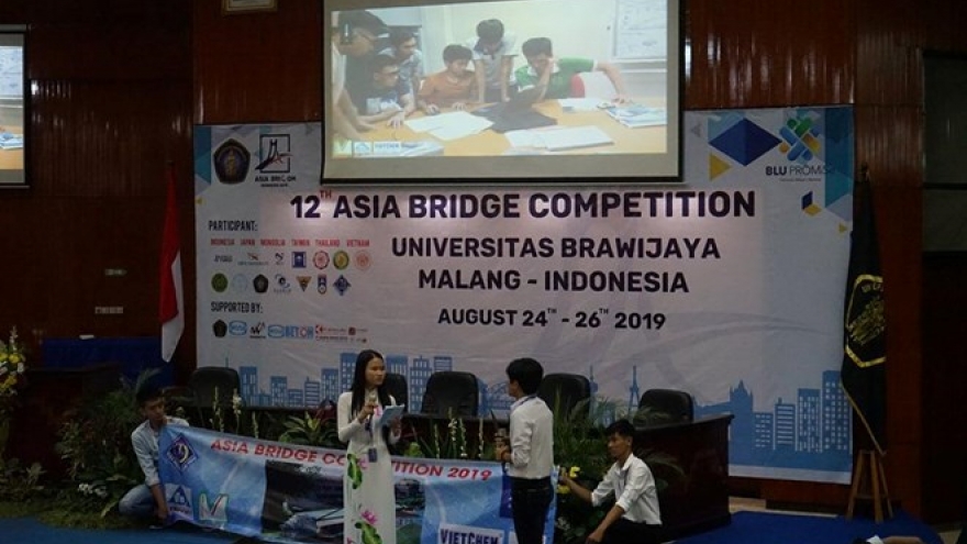 Can Tho University finishes fourth at 2019 Asia Bridge Competition