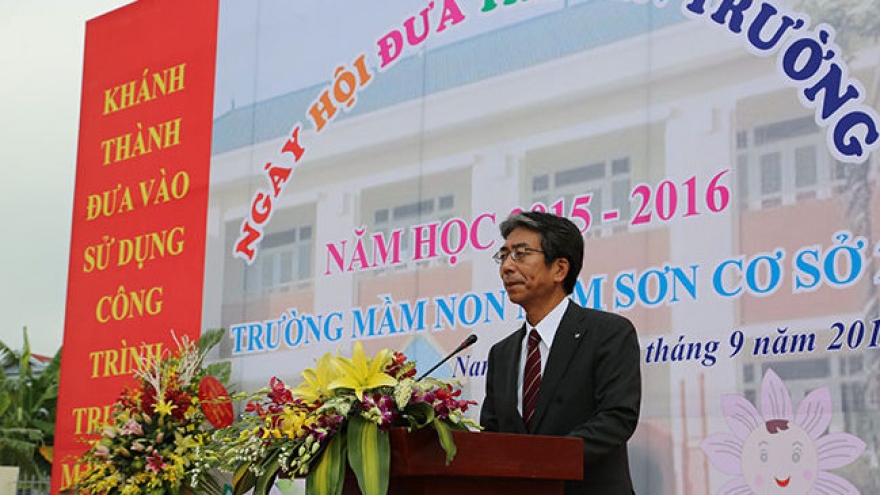 Canon Vietnam sponsors building of Nam Son kindergarten