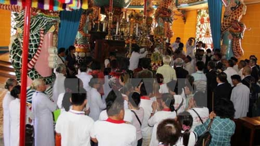 Cao Dai Tay Ninh Church celebrates annual festival