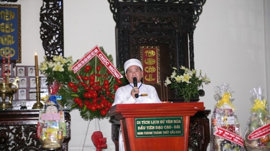 Cao Dai sect celebrates 91st founding anniversary