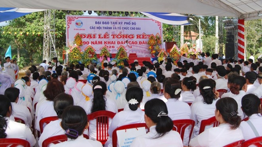 Cao Dai religion marks 90th founding anniversary