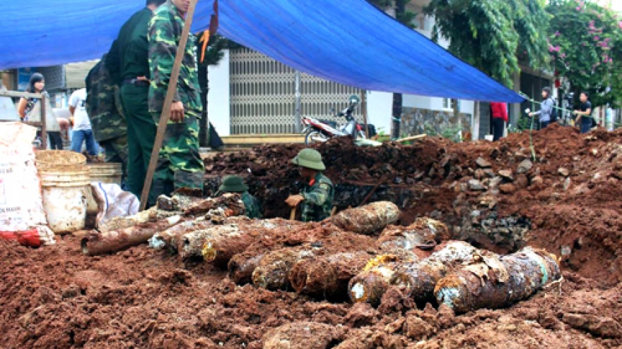 Massive batch of war-era ammunition unearthed in Vietnam