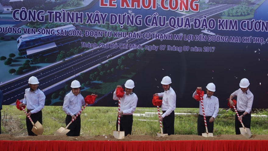 HCM City turns first sod on new Kim Cuong Island bridge project 