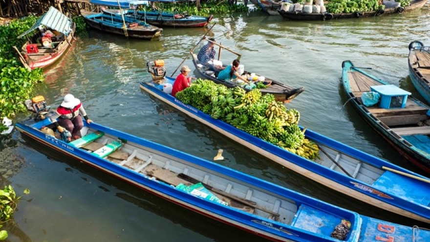 Visiting Chau Doc floating village in An Giang