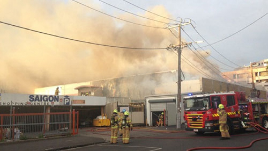 Fire engulfs Little Saigon Market in Melbourne