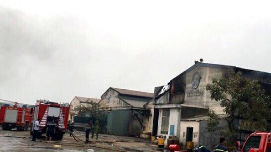 Two workers killed in plywood factory blaze 