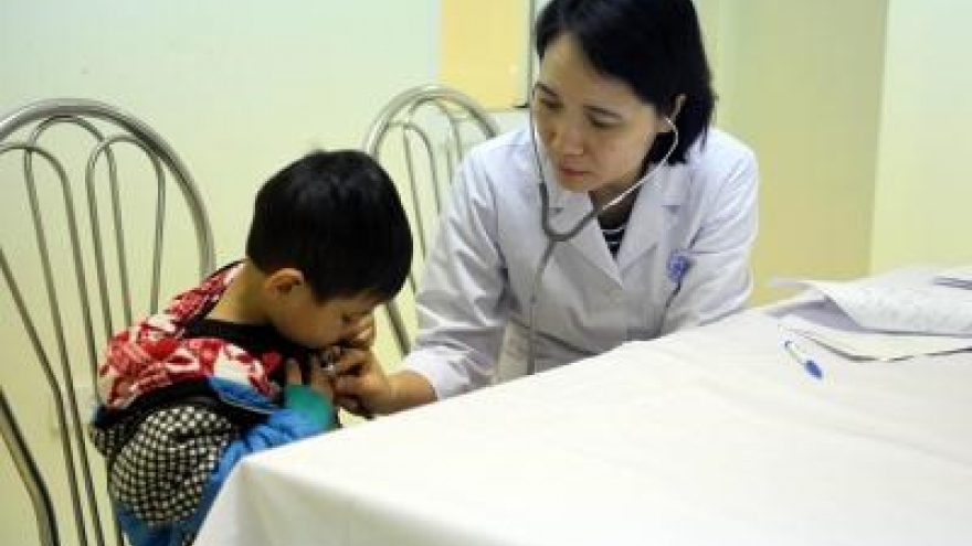 Children receive free heart checkups