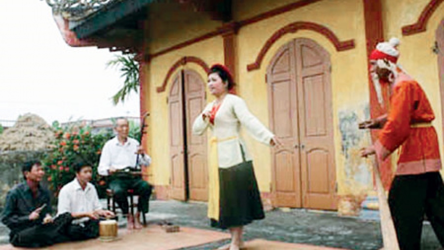 Khuoc village in Thai Binh province popularizes traditional Cheo theater