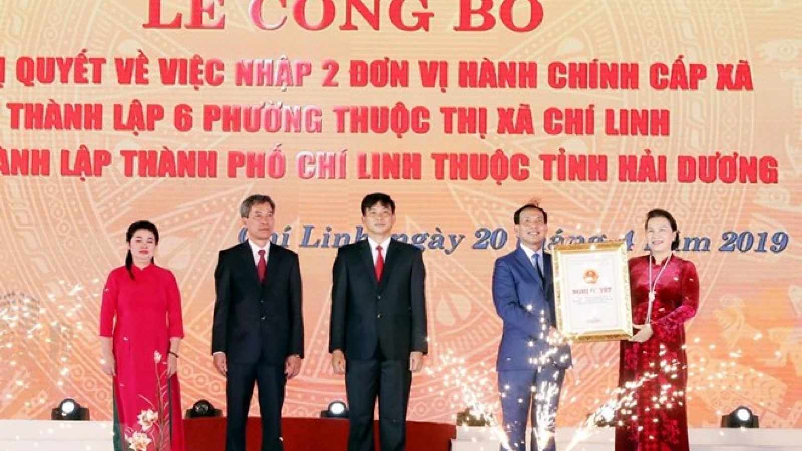 Hai Duong province’s Chi Linh township becomes city