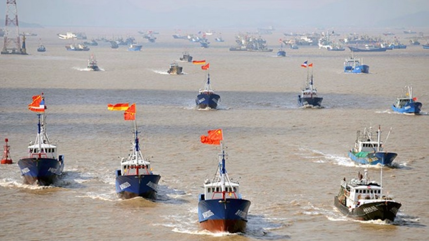 China accused of using navy to intimidate fishing vessels in East Sea