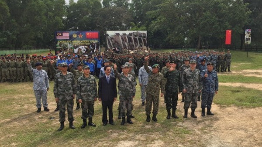 China, Malaysia undertake joint military exercises