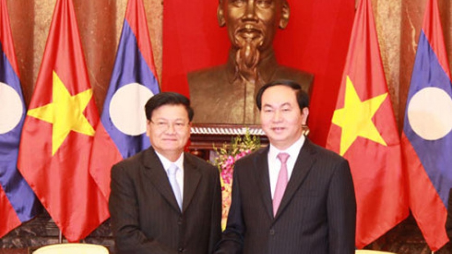 President receives visiting Lao Prime Minister
