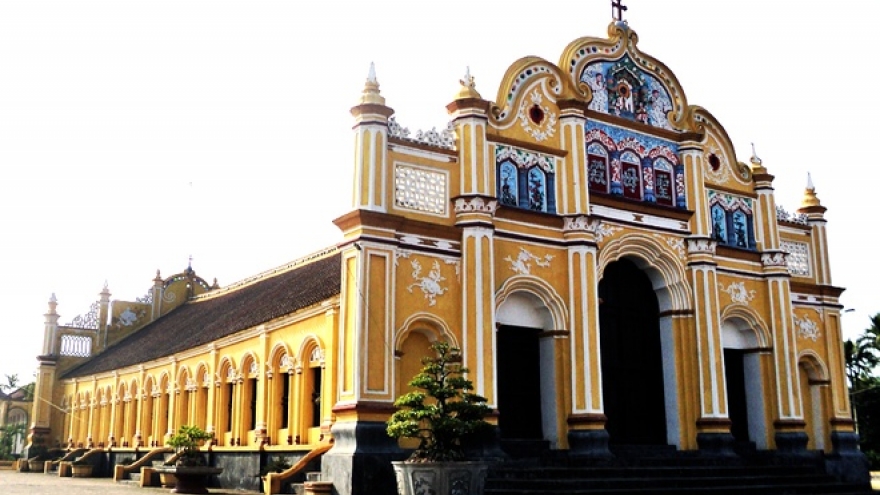Unique wooden church in Nam Dinh