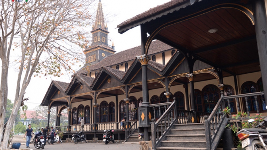 Unique architecture of Wooden Church in Kon Tum 