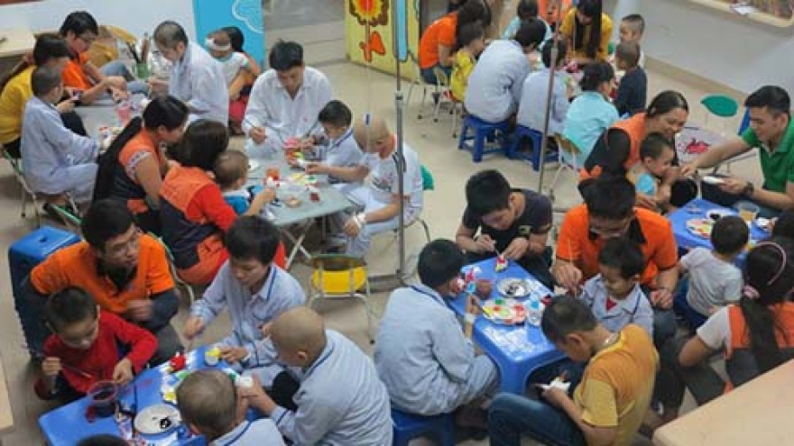 Special class for unfortunate child patients