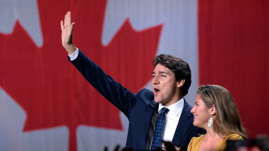 Congratulations to Canadian PM Trudeau on election victory