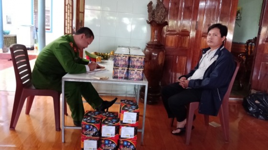 Police in Quang Ninh seize 133 kg of illegal firecrackers