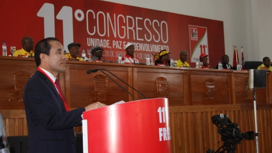 CPV delegation attends congress of FRELIMO Party