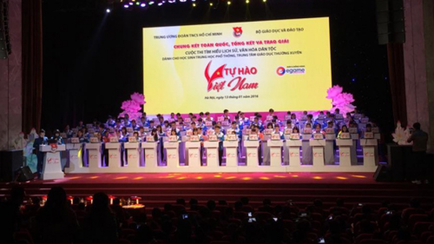 Prizes awarded for contest on Vietnam’s history and culture