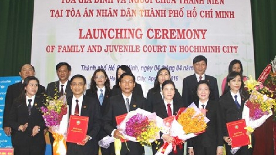 Family, juvenile court makes debut in HCM City