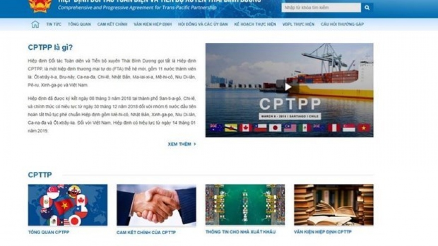 Upgraded website promotes access to CPTPP information