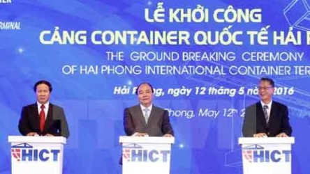 Haiphong int’l container terminal project launched