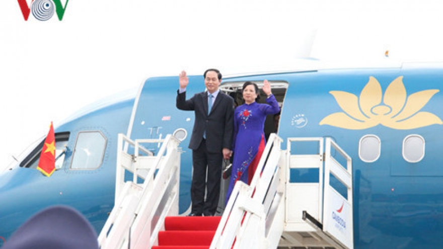 President Quang departs Hanoi for Cuba visit