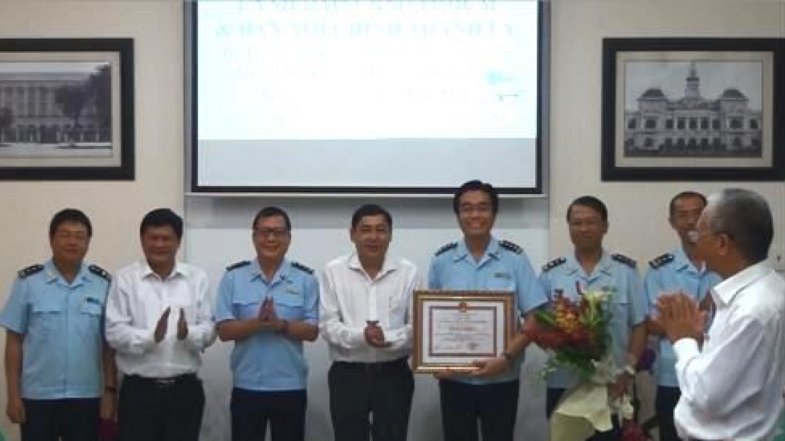 Airport customs honoured for drug, arms smuggling discoveries