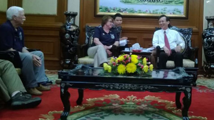 US veterans visit HCM City