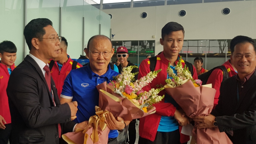 National team arrives in Qatar for training camp